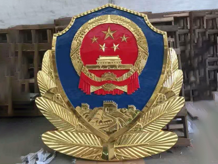 大型警徽定制工艺精湛耐用